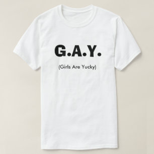 Camiseta As Meninas do Clube de gay são Filas LGBT Engraç