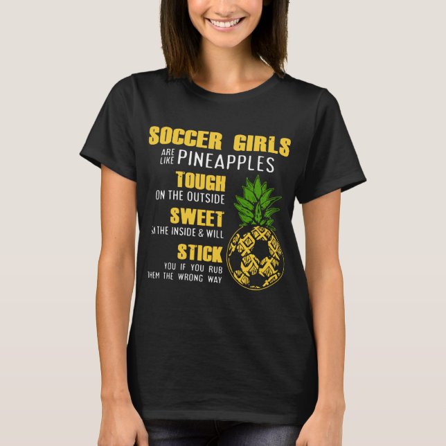 Camiseta as meninas do futebol são como o toush dos (Frente)