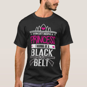 Camiseta As meninas do karaté esquecem a princesa Ser um