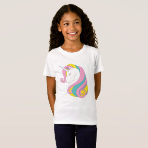 Camiseta as meninas do unicórnio multam o t-shirt do jérs