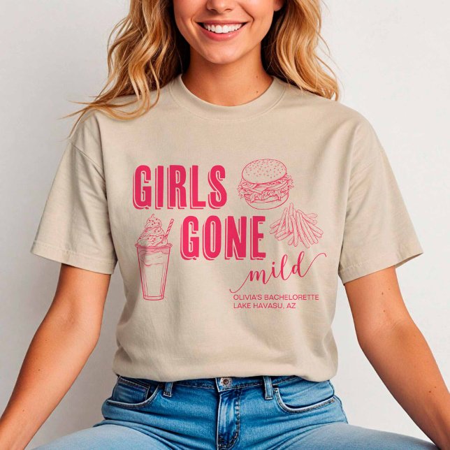 Camiseta As Meninas Ficaram Ligeiras Em Bridesmaid Bach (Girls Gone Mild Tshirt)