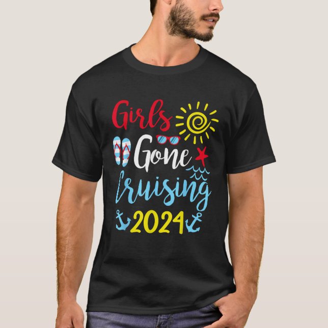 Camiseta As Meninas Foram Para O Cruzeiro Em 2024, Férias D (Frente)