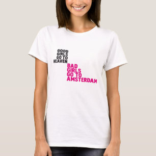 Camiseta As meninas más vão a Amsterdão