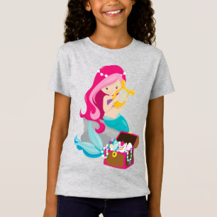 Camiseta As meninas multam o t-shirt do jérsei
