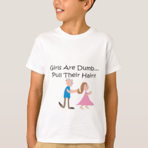 Camiseta As meninas são "tração muda seu cabelo! "