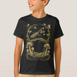 Camiseta As meninas serão loucas loucas louva-a-deus