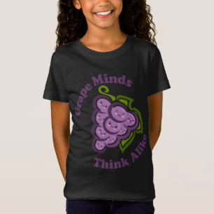 Camiseta As Mentes De Uva Bonitas De Kawaii Pensam Que São