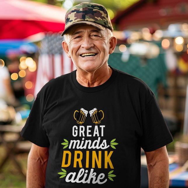 Camiseta As Mentes Do excelente Bebem Como (Criador carregado)