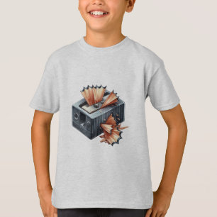 Camiseta As mentes nítidas começam com lápis nítidos