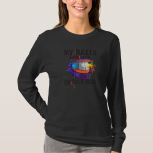 Camiseta As Minhas Bolas Estão Bem No Seu Rosto Paintball