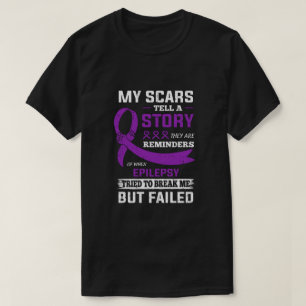 Camiseta As Minhas Cicatrizes Dizem A Uma Estória De Consci