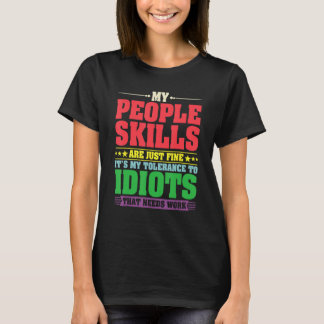 Camiseta As Minhas Competências De Pessoas São Belas, Sarcá