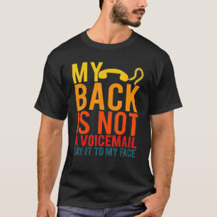 Camiseta As Minhas Costas Não São Vozes Que Me Digam