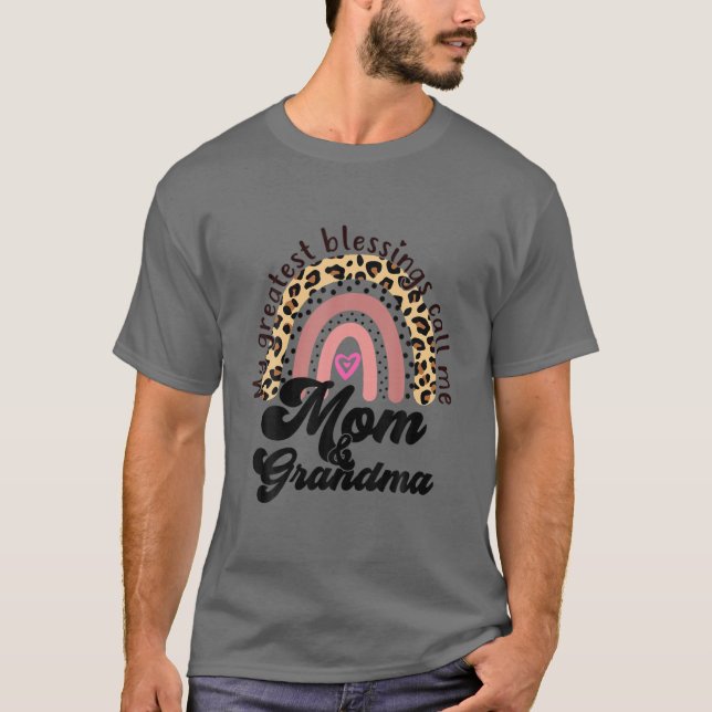 Camiseta As Minhas Maiores Bênçãos Chamam-Me Mãe (Frente)