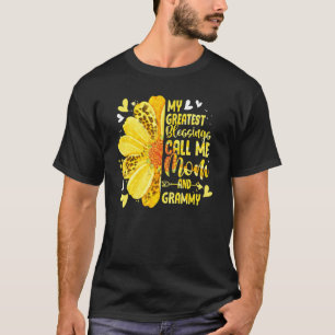 Camiseta As Minhas Maiores Bênçãos Chamam-Me Mãe E Gramátic
