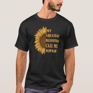 Camiseta As Minhas Maiores Bênçãos Chamam-Me Mawmaw Mãe Gir