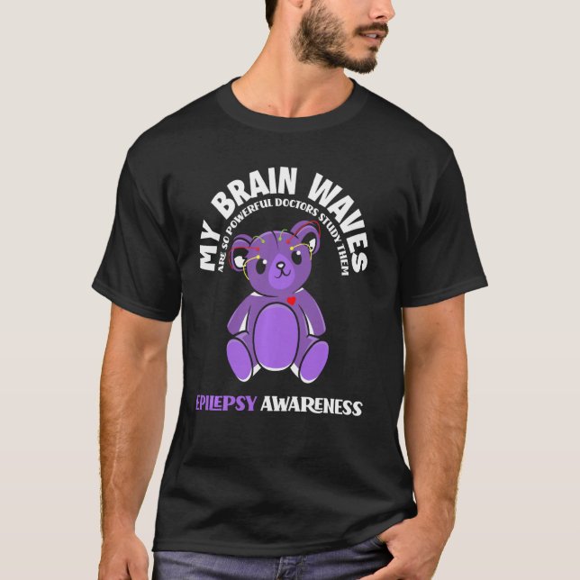 Camiseta As Minhas Ondas Cerebrais São Tão Poderosas E Engr (Frente)
