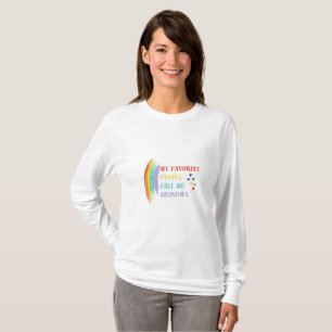 Camiseta As Minhas Pessoas Favoritas Chamam-Me Avó Cota A