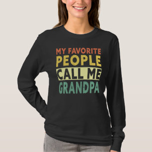 Camiseta As Minhas Pessoas Favoritas Chamam-Me Avô Curioso