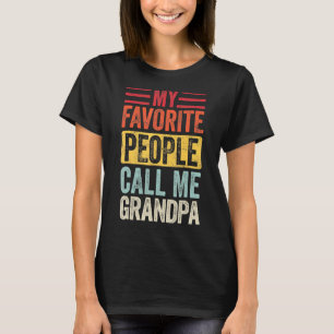 Camiseta As Minhas Pessoas Favoritas Chamam-Me Avô, Vintage