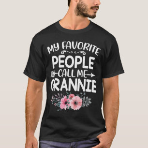 Camiseta As minhas Pessoas favoritas chamam-me de avó Flora