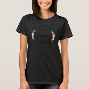 Camiseta As Minhas Pessoas Favoritas Chamam-me de Grammy Wo