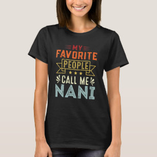 Camiseta As minhas Pessoas favoritas chamam-me de pai da mã