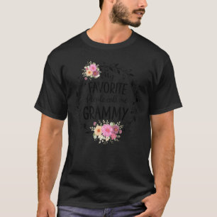 Camiseta As minhas Pessoas favoritas chamam-me de vovó Mulh