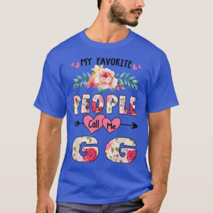 Camiseta As Minhas Pessoas Favoritas Chamam-Me Dia de as mã