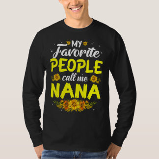 Camiseta As Minhas Pessoas Favoritas Chamam-Me Dia de as mã