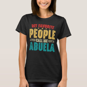 Camiseta As Minhas Pessoas Favoritas Chamam-Me Dia de as mã