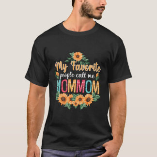 Camiseta As Minhas Pessoas Favoritas Chamam-Me Dia de as mã