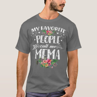 Camiseta As Minhas Pessoas Favoritas Chamam-Me Dia de as mã