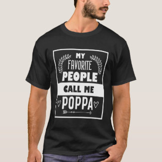 Camiseta As Minhas Pessoas Favoritas Chamam-Me Dia de os pa