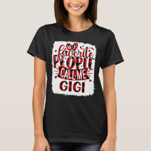 Camiseta As Minhas Pessoas Favoritas Chamam-Me Família Gigi