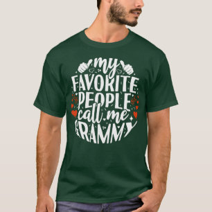 Camiseta As Minhas Pessoas Favoritas Chamam-Me Grammy