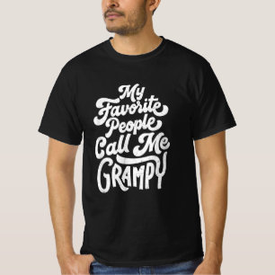 Camiseta As Minhas Pessoas Favoritas Chamam-Me Grampy