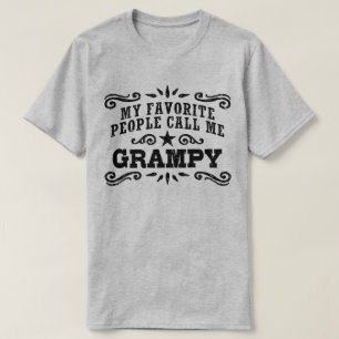 Camiseta As Minhas Pessoas Favoritas Chamam-Me Grampy