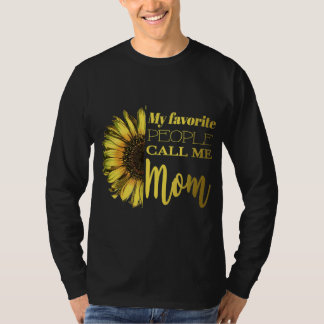 Camiseta As Minhas Pessoas Favoritas Chamam-Me Mãe Jardim D