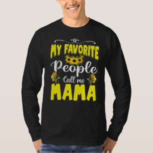 Camiseta As Minhas Pessoas Favoritas Chamam-Me Mamã Gama Gi