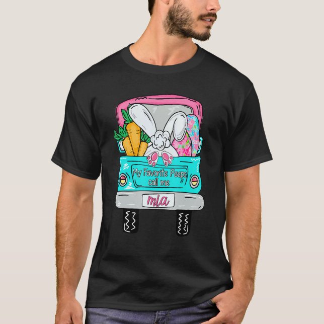 Camiseta As Minhas Pessoas Favoritas Chamam-Me Mia Bunny Vo (Frente)