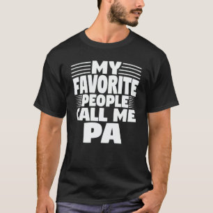 Camiseta As Minhas Pessoas Favoritas Chamam-Me Pa Avô Engr