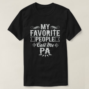 Camiseta As Minhas Pessoas Favoritas Chamam-Me Pa Avô Engr
