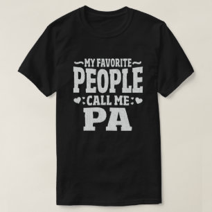 Camiseta As Minhas Pessoas Favoritas Chamam-Me Pa Avô Engr