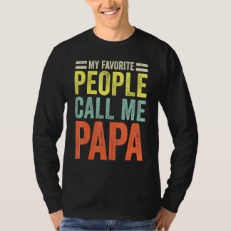 Camiseta As minhas Pessoas favoritas chamam-me Papa - Pai P
