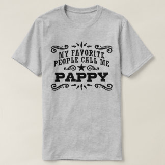 Camiseta As Minhas Pessoas Favoritas Chamam-Me Pappy
