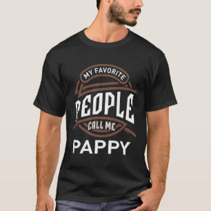 Camiseta As Minhas Pessoas Favoritas Chamam-Me Pappy
