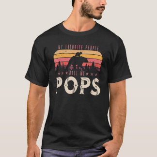 Camiseta As Minhas Pessoas Favoritas Chamam-Me Pop Homens R