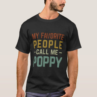 Camiseta As Minhas Pessoas Favoritas Chamam-Me Poppy