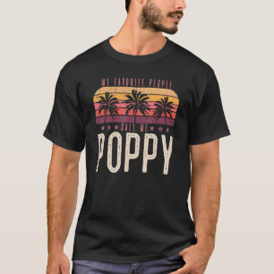 Camiseta As Minhas Pessoas Favoritas Chamam-Me "Poppy Men V